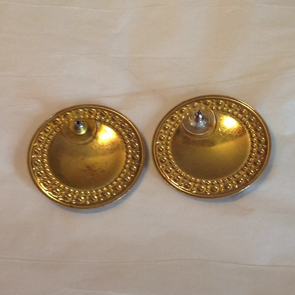 Post Back Metal Earrings .. Painted - Picture 2 of 11